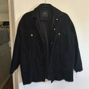 Zara Black Corduroy Jacket